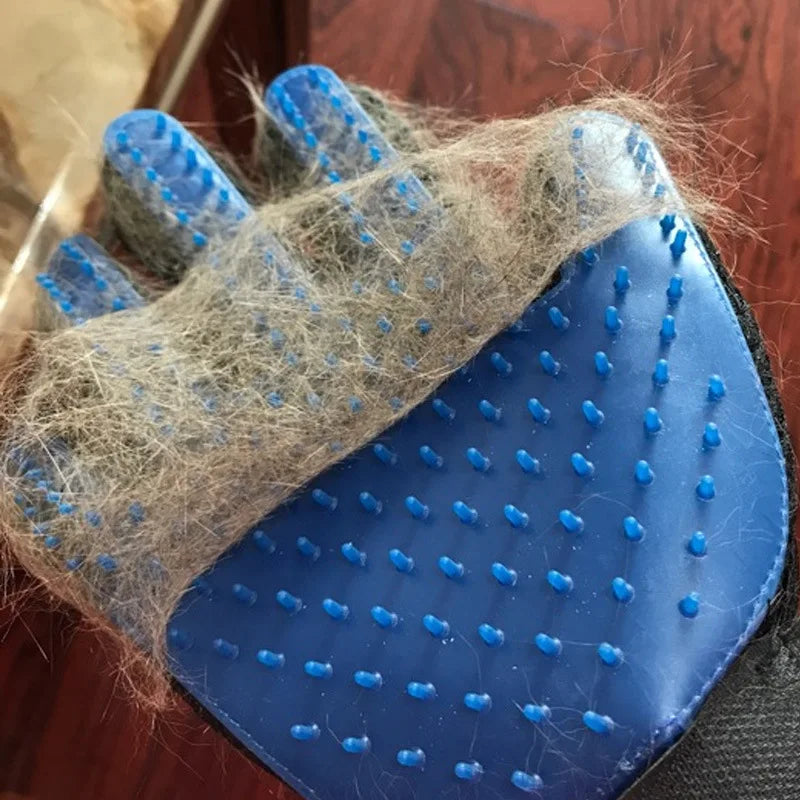 1PC Cat Hair Remove Gloves Rubber Pet Beauty Cleaning