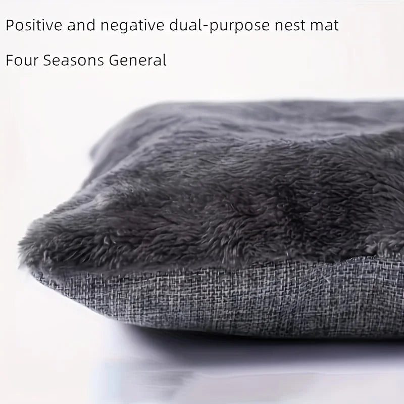 1pc Cozy Semi-enclosed Cat Bed - Dogs/cats Pet Tent