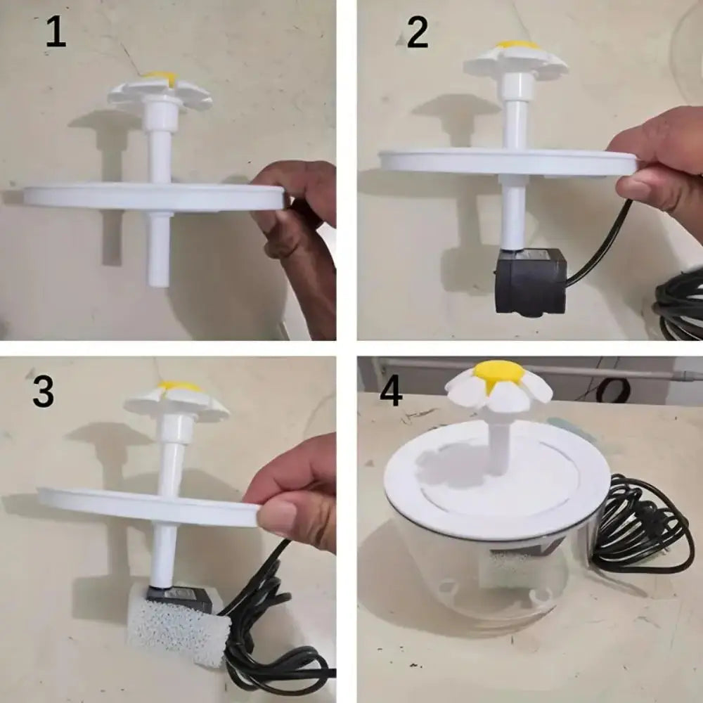 Pets Water Fountain Auto Filter USB Electric Mute Cat
