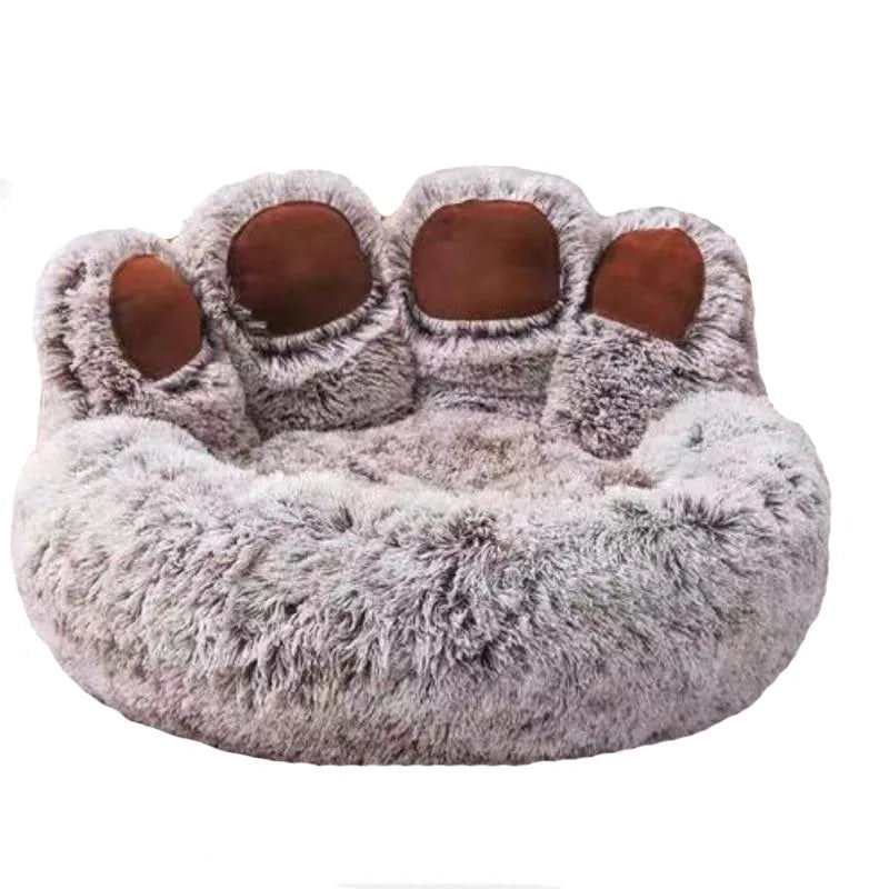 Fluffy Dog Bed Plush Kennel Accessories Pet Products