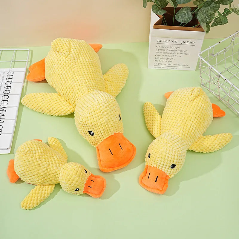 Dog Toy Plush Companion Sleeping Duck Bite Resistant