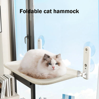 Cat hammock super suction cup swing sun can be