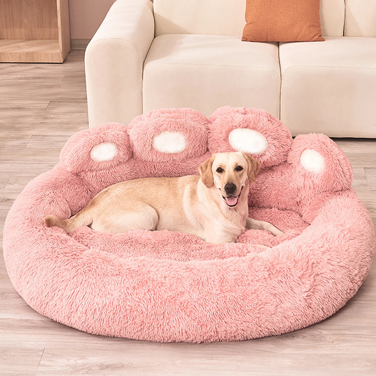 Fluffy Dog Bed Plush Kennel Accessories Pet Products