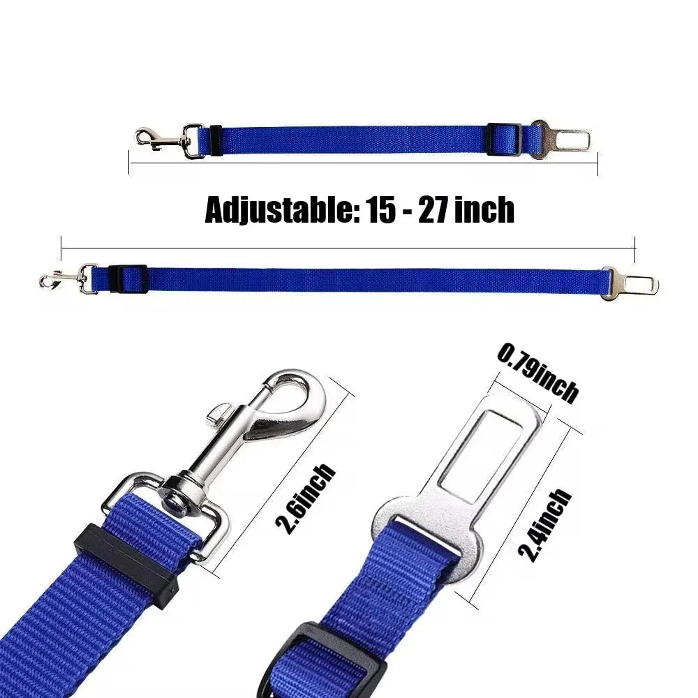 Dog Car Seat Belt Safety Protector Travel Pets Accessories
