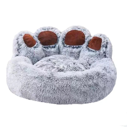 Fluffy Dog Bed Plush Kennel Accessories Pet Products