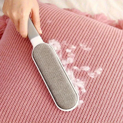Double-sided Pet Hair Removal Brush - 1pc Reusable